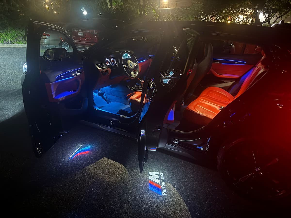 bmw door lights