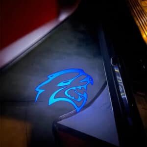 Dodge Blue Hellcat Door Lights