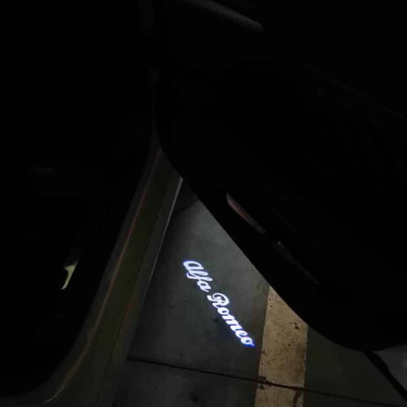 Alfa Romeo Door Logo Lights