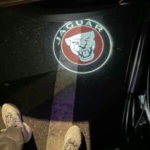 Jaguar Door Logo Light