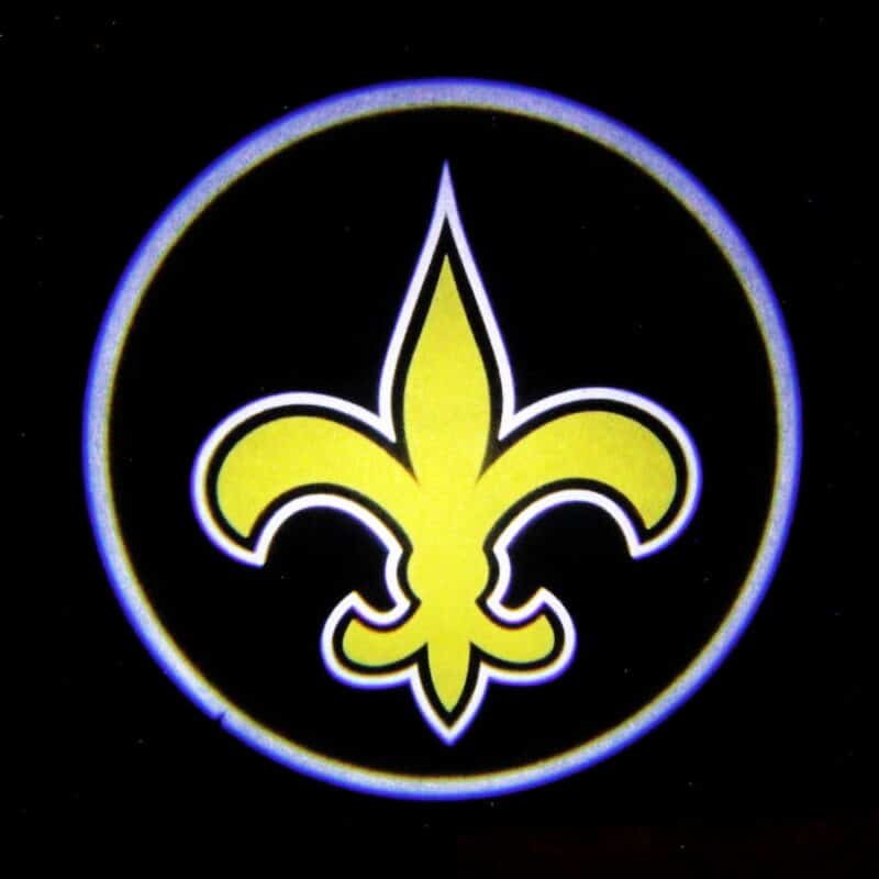 Orleans Saints Car Door Lights